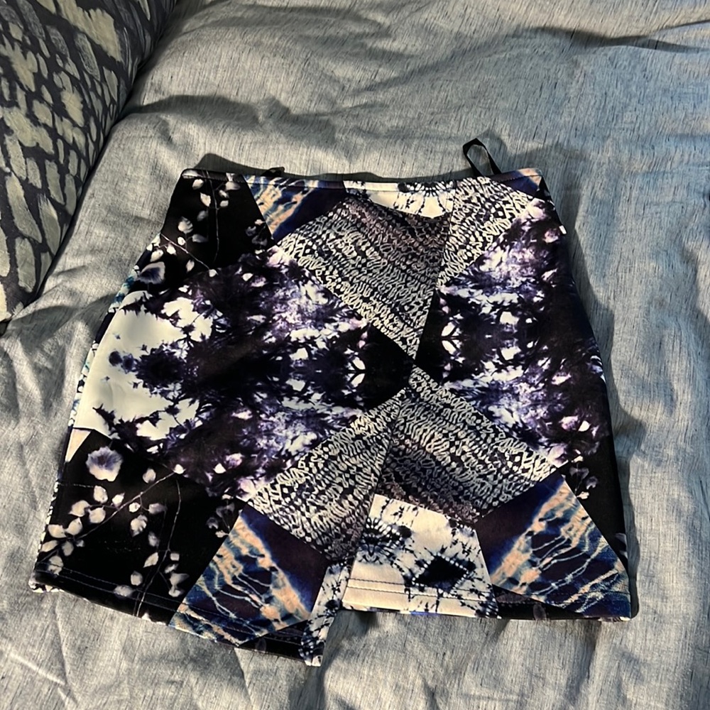 XS purple pattern LF / mixology skirt